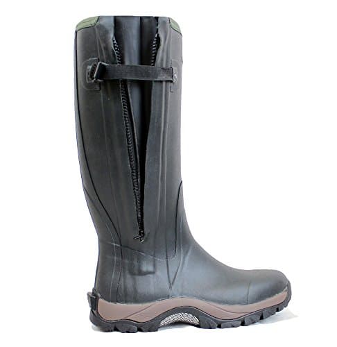 Image of Dirt Boot Neoprene Rubber Wellington MUCK Boot PRO Sport Hunt Zip (Green, numeric_10)