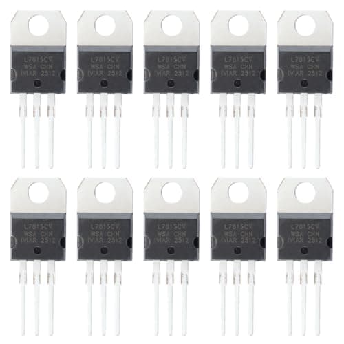 Image of Hoite 10pcs L7815CV Linear Positive Voltage Regulator, Three-Terminal Regulator for Monitors, Electrical Locks, Electronic Devices (15V)