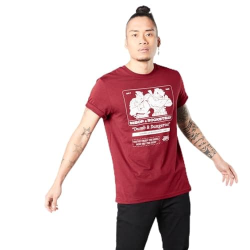 Image of Teenage Mutant Ninja Turtles Bebop and Rocksteady Unisex T-Shirt - Burgundy XL
