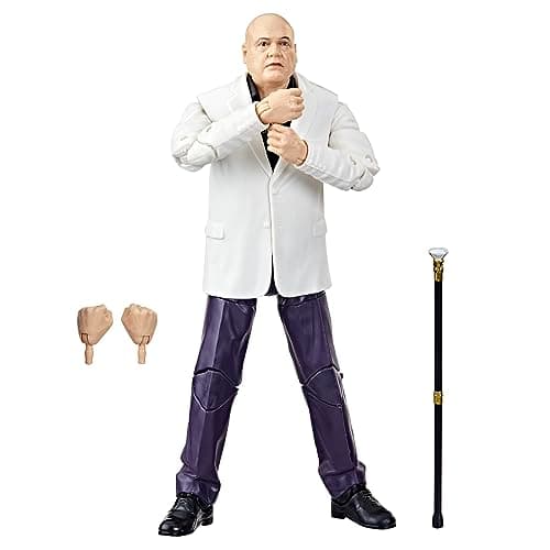 Image of Hasbro Marvel Legends Series Kingpin, Hawkeye Marvel Legends Action Figures, 6”