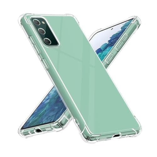 Image of WOOZ Case for Samsung Galaxy S20 FE 5G 4G Phone Case, Crystal Clear Ultra Slim Soft TPU Cover Anti-Scratch Shockproof Bumper Cover