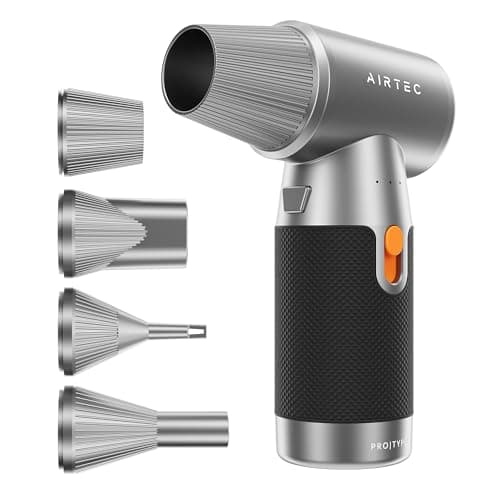Image of IT Dusters AirTec Ultra Electric Air Duster Blower for PC, Laptop, Console, Electronics and Home Cleaning, Environmental Alternative to Spray air can Duster Keyboard Cleaner (Type 8 - Space Core)