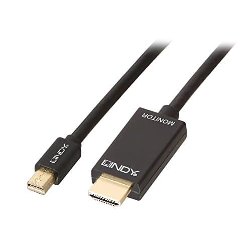 Image of LINDY 1m Mini DisplayPort to HDMI 10.2G Cable, Black