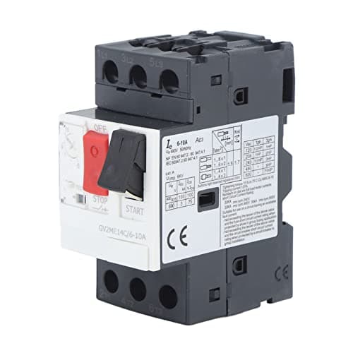 Image of Motor Circuit Breaker Overload Short Circuit Protection 35mm (GV2-ME10C 4-6.3A)