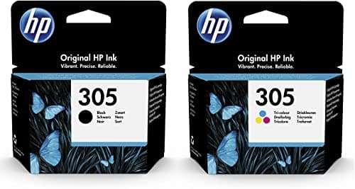 Image of 305 Black & Tri-Colour Ink Cartridge, Multipack, 3YM61AE, 3YM60AE