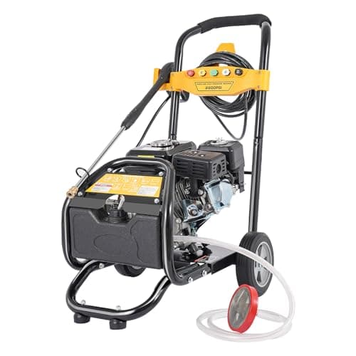 Image of 420cc 7.5HP Petrol Pressure Washer Engine Power Jet Cleaner High Power Garden