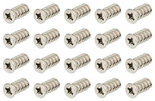 Image of Hafele Draw Runner Screws (Euro Screws) Countersunk (x20)