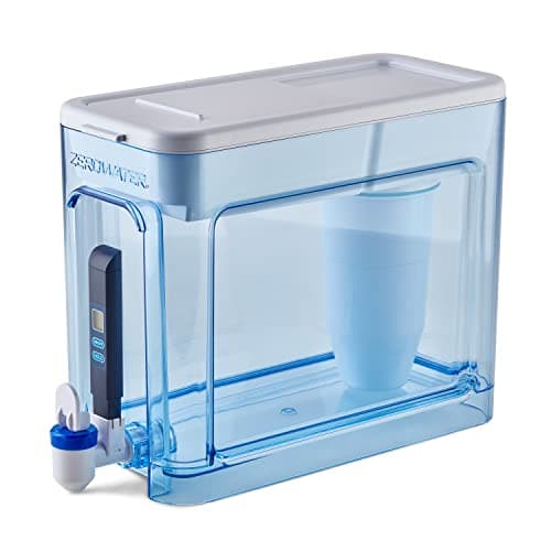 Image of ZeroWater 32 Cup Ready-Read 5-Stage Water Filter Dispenser, NSF Certified to Reduce Lead and PFOA/PFOS, Instant TDS Read Out
