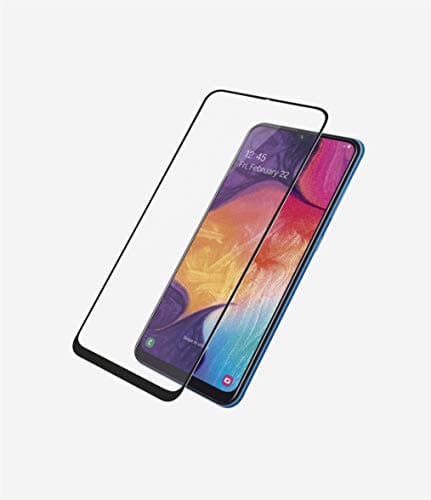 Image of PanzerGlass Samsung Galaxy A30/A50 Edge to Edge Tempered Glass Screen Protector Tough Scratch Resistant Anti Fingerprint - Black/Clear