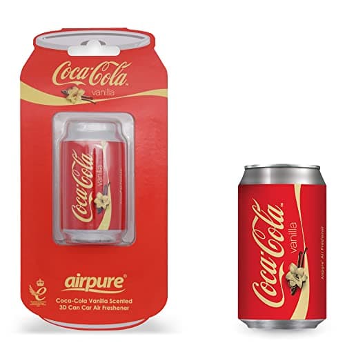 Image of Airflair' Coca Cola 3D Tin Vanilla Air Freshener Can for Ventilation Clip