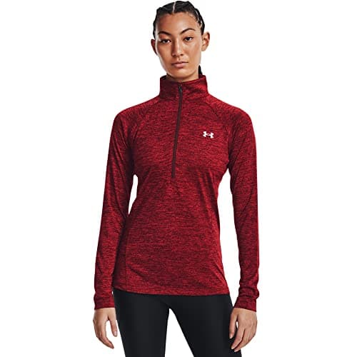 Image of Under Armour Women's Tech Twist ½ Zip Long-Sleeved Pullover Warmup Tops