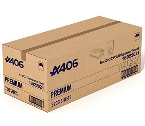 Image of Z Fold Soft Hand Paper Towel 2ply interfold Disposable Luxury Paper White 3200 Sheets