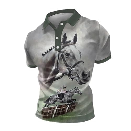 Image of Men's Crew Neck Hipster T Shirt Casual Stylish Fitted Print Tees for Men Lightweight Breathable Running Tops Crewneck Workout Fitness Athletic Shirt Activewear T-Shirts Blouses (B2 Grey,M)