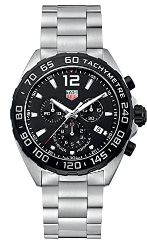 Image of Tag Heuer Formula 1 Men's Black Dial Stainless Steel Band Watch - CAZ1010.BA0842