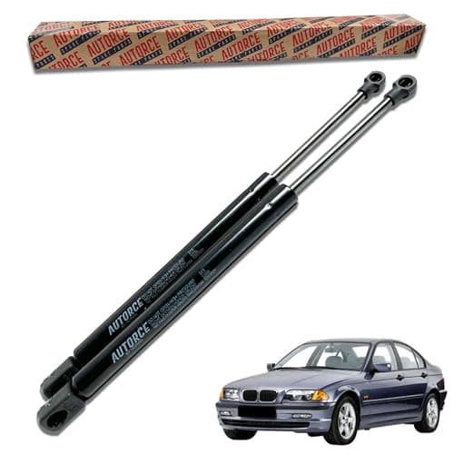 Image of AUTORCE 2X Front Bonnet Hood Gas Struts Springs Intended For BMW 3 Series (E46) Saloon, Coupe, Touring, Compact (1998-2007) 105-360 PS/HP Lift Support Shock Absorber System 580 N 320 MM 51238202688