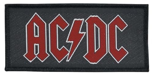 Image of AC/DC Red Logo Unisex Patch standard, 100% polyester,