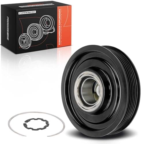 Image of Frankberg 1x AC Compressor Clutch Kit Air Conditioning Compatible with A4 8E2 A5 8T3 A6 4F2 A5 Cabriolet 8F7 A6 Avant 4F5 A8 4E2 4E8 Q5 8RB Q7 4LB A7 Sportback 4GA 4GF Replace# 4F0260805AF