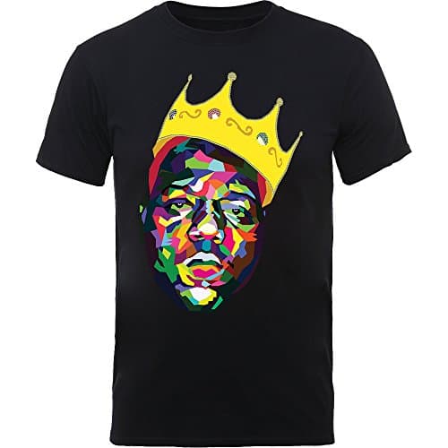 Image of Biggie Smalls Crown Official Tee T-Shirt Mens Unisex (X-Large) Black