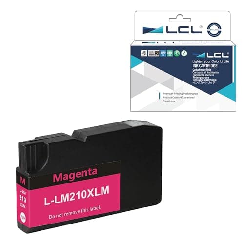 Image of LCL Compatible Ink Cartridge 210XL (1 Magenta) Replacement for Lexmark Office Edge Pro4000c Pro4000 Pro5500 Pro5500t