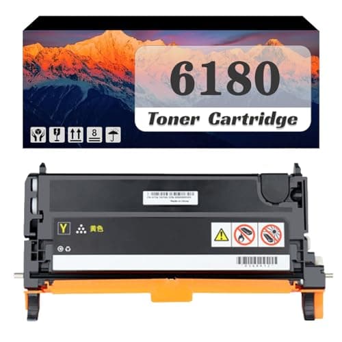 Image of ZHJQDS 113R00726 113R00725 113R00724 113R00723 High Capacity Toner Cartridge Compatible For Xerox 6180 6180DN 6180MFP 6180MFP/D 6180MFP/N 6180N Printers Yellow*1