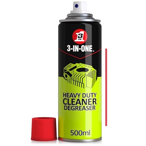 Image of 3-IN-ONE Professional Heavy Duty Cleaner Degreaser Spray 500ml, Citrus Foam Grease Remover that Cuts Through Oil, Dirt and Grime on Engines, Tools and Equipment