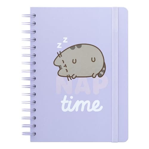 Image of Grupo Erik A5 Notebook Hardback - Pusheen Cat Stationery Supplies | Bullet Journal, Dotted Notebook A5 Sketchbook | Kawaii Stationery Gifts Under 10 Pounds, Pusheen Gifts For Cat Lovers