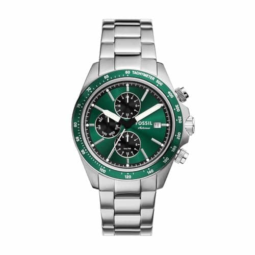 Image of Fossil Autocross Watch for Men, Quartz Multifunction Movement with Stainless Steel or Leather Strap