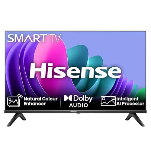 Image of Hisense 40 Inch Smart TV 40E4NTUK - FHD Resolution, Natural Colour Enhancer, DTS Virtual:X & Dolby Audio, AI Sports Mode, VIDAA OS with Youtube, Netflix and Disney+ and Freeview Play (2024 Model)