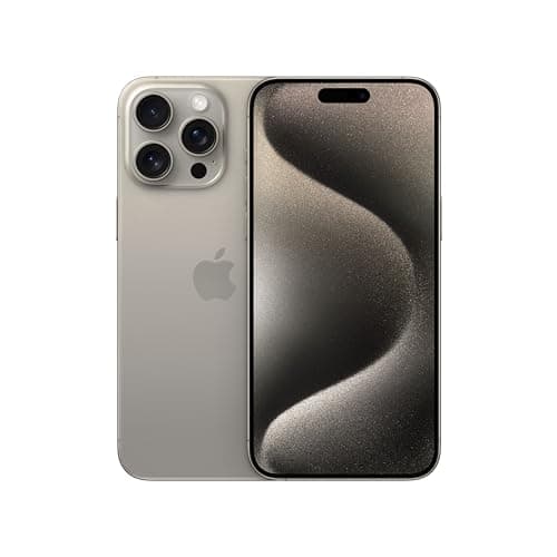 Image of Apple iPhone 15 Pro Max (256 GB) - Natural Titanium (Renewed)
