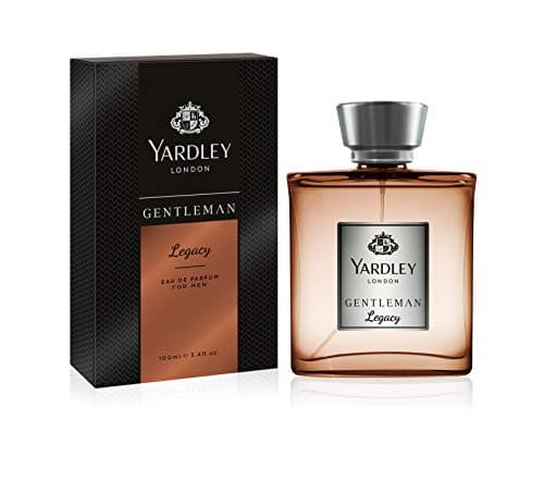Image of Yardley of London Gentleman Legacy EDP for Men, Long-Lasting Luxury Fragrance, Sophisticated Woody & Spicy Scent with Crisp Top Notes of Pink Pepper, Mandarin, Cedarwood and Cocoa Undertones 100ml