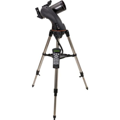 Image of Celestron 22087 NexStar 90SLT-Mak Portable Computerised Maksutov-Cassegrain Telescope with Quick-release Fork-arm Mount, Accessory Tray and 'Starry Night' Special Edition Software, Grey