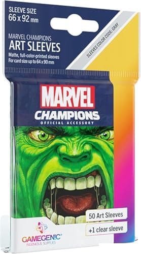 Image of Gamegenic Marvel Champions Sleeves Hulk (GGS15004ML)
