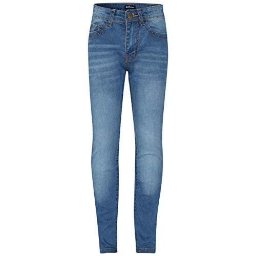 Image of A2Z 4 Kids Girls Skinny Jeans Comfort Stretch Denim Pants - Girls Jeans JN25 Mid Blue 9-10