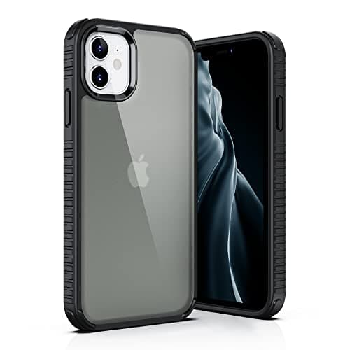 Image of ULAK for iPhone 11 Case Clear, [Anti-Yellow] Heavy Duty Protection Transparent Shockproof Rugged Cover Soft TPU Hard Bumper Safe Grip Protective Light Cover for iPhone 11 6.1 - Black