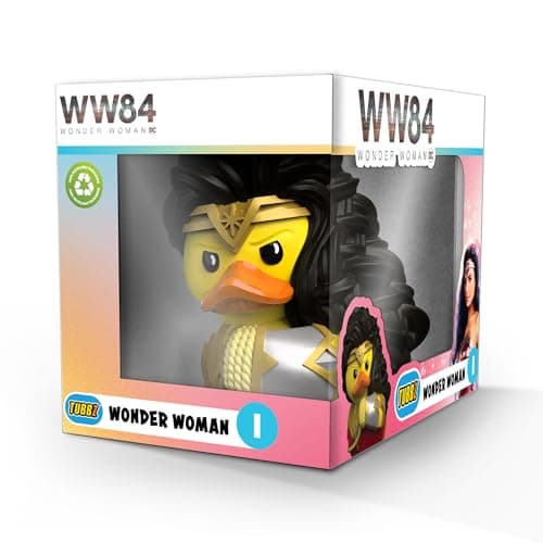 Image of TUBBZ Boxed Edition Wonder Woman Collectible Vinyl Rubber Duck Figure - Official DC Comics Merchandise - Comics, TV, Movies & Video Games