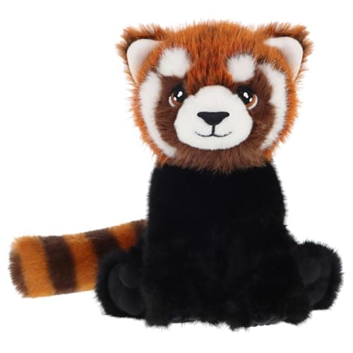 Image of Keel Toys Keeleco Red Panda 20cm- Plush Toy 100% Recycled - Environmentally Friendly Toy for Children - Soft Toys for kids