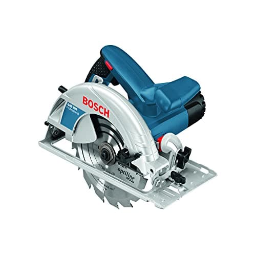 Image of Bosch Professional Hand Held Circular Saw GKS 190 (240V, Saw Blade Ø 190 mm, Rated Input Power 1,400 W, incl. 1 x Circular Saw Blade, Parallel Guide, Hex Key)