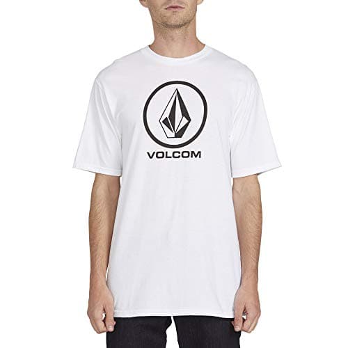 Image of Volcom Men's Crisp Stone Short Sleeve Tee T-Shirt, White, S