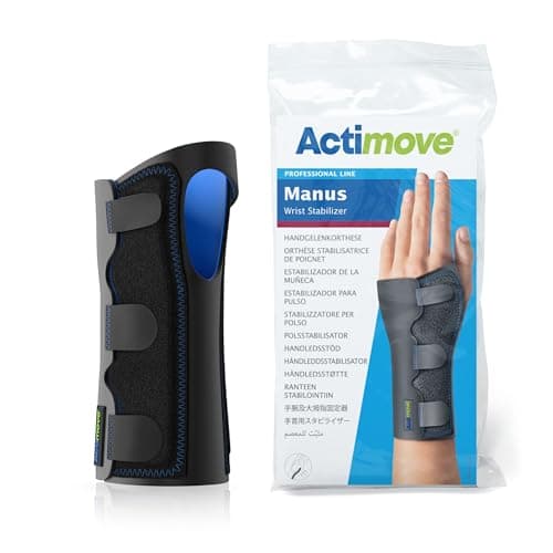 Image of Actimove Professional Line Manus Wrist Stabiliser, Right/Left Hand, Black, Large