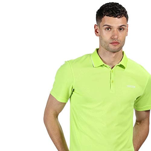 Image of Regatta Mens Maverick V Quick Drying Wicking Polo Shirt