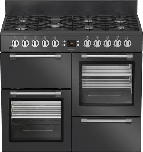 Image of Leisure Cookmaster 100 100cm Dual Fuel Range Cooker - Anthracite - A Rated