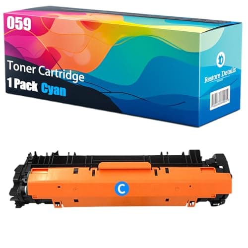 Image of Compatible for Canon 059 Toner Cartridge i-SENSYS LBP852 Cx; Satera LBP851C/LBP852Ci Printers, High Yield 15500 Pages, Unleash High-Definition Printing (Cyan)