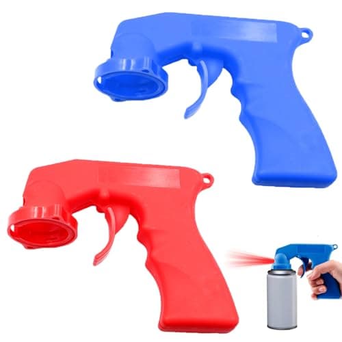 Image of 2 Pack Instant Aerosol Trigger Handle, Spray Paint Handle for Cans, Plastic Spray Gun Pistol Grip Trigger Suitable for Almost All Type of Aerosols