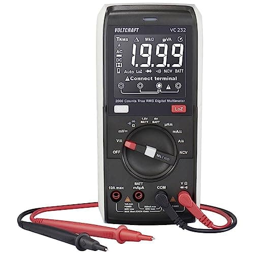 Image of VOLTCRAFT VC232 Handheld Multimeter Digital CAT III 600 V Display (Counts): 2000