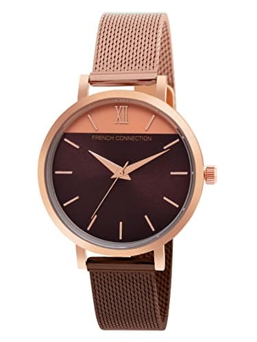 Image of French Connection Analog Watch for Women -FCN00020B, Brown