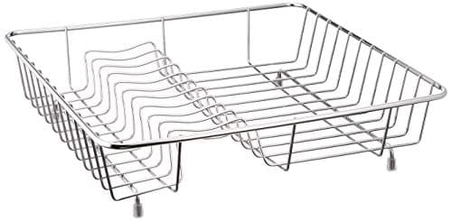 Image of Delfinware 3034SS Stainless SteelPopular Dish Drainer, Steel, Silver