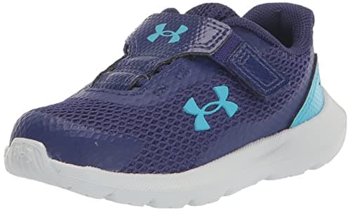 Image of Under Armour BINF Boys' Surge 3 AC Sneaker, Blue, 13.0 cm