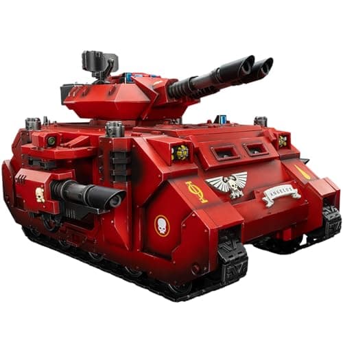 Image of JOYTOY Warhammer 40k Blood Angels, JT01499 Blood Angels Predator Annihilator with Twin Lascannons 1/18 Action figure Collect Model Kits