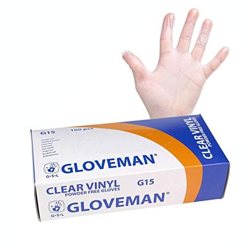 Image of WITPOCE Clear Vinyl Gloves (Box of 100) (Large)