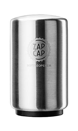 Image of ZapCap Stainless Steel Bottle Opener - Elegant Magnetic Bottle Opener by CellarDine